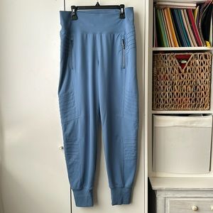Athleta Venice Moto Jogger in Blue Size Medium